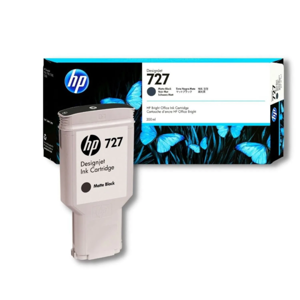 CARTUCHO HP 727 MATTE BLACK C1Q12A