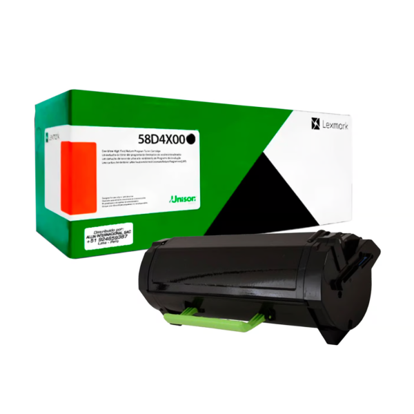 TONER LEXMARK BLACK 58D4X00